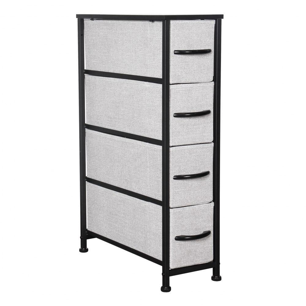 Комод побутовий LUMINARIA PERFECT SLIM GRAY 4B