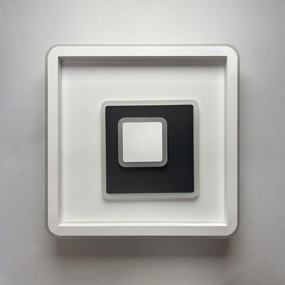 Світильник LED стельовий LUMINARIA BRAVE 90W S400 WHITE/BLACK (з пультом)