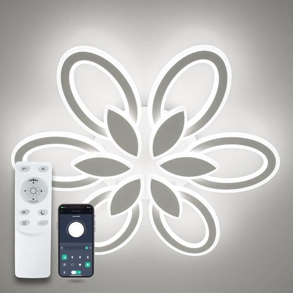 Світильник LED стельовий LUMINARIA AURORA DOUBLE 120W 6F WHITE (з пультом)