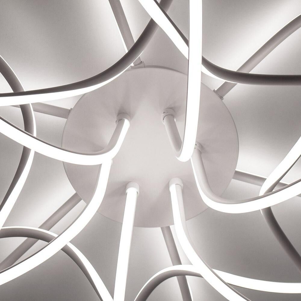 Світильник LED стельовий LUMINARIA LIANA MUSE 80W R470 WHITE/OPAL (з пультом)