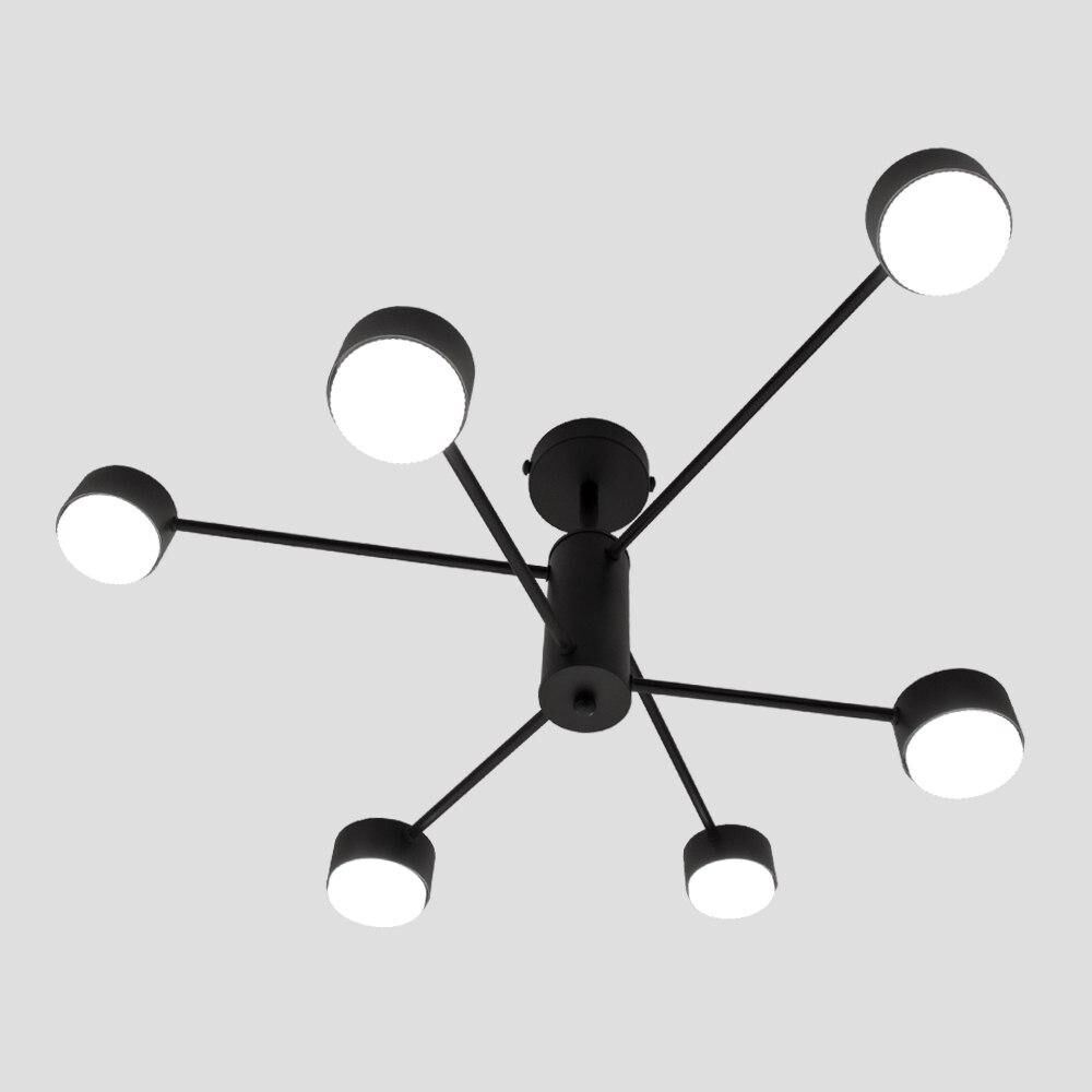 Світильник стельовий LUMINARIA RAY 6xGX53 (3+3) BLACK