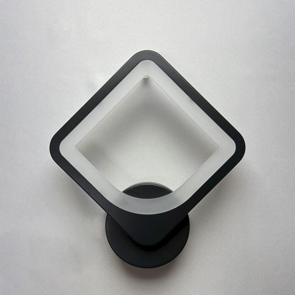 Світильник LED настінний, бра LUMINARIA TETRA 24W S250 ON/OFF BLACK