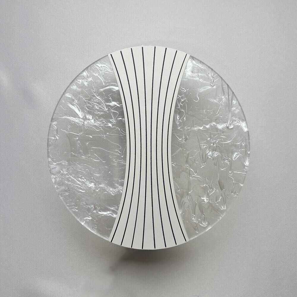 Світильник LED настінний, бра LUMINARIA SMOKE 15W R200 ON/OFF WHITE