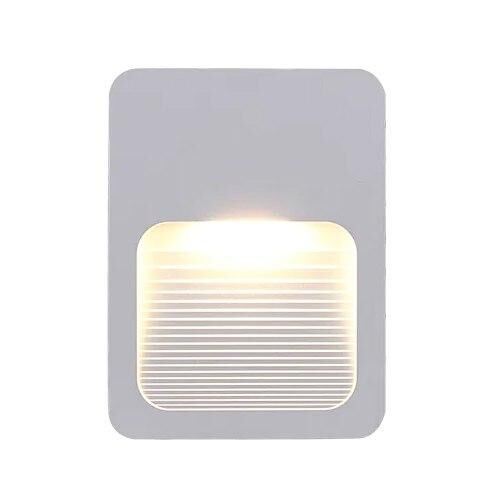 Світильник LED настінний, бра LUMINARIA STEP 2W WHITE 4200K IP65 (для підсвічування ступенів)