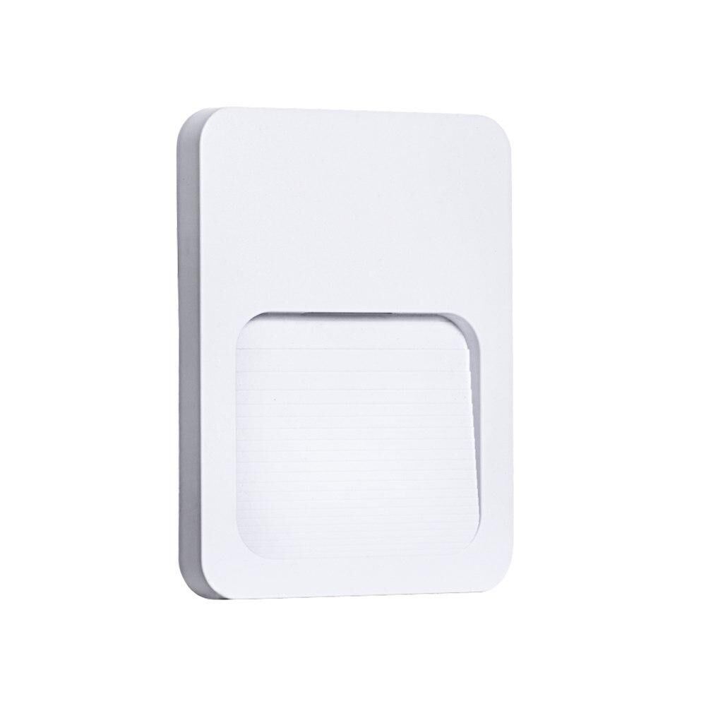 Світильник LED настінний, бра LUMINARIA STEP 2W WHITE 4200K IP65 (для підсвічування ступенів)