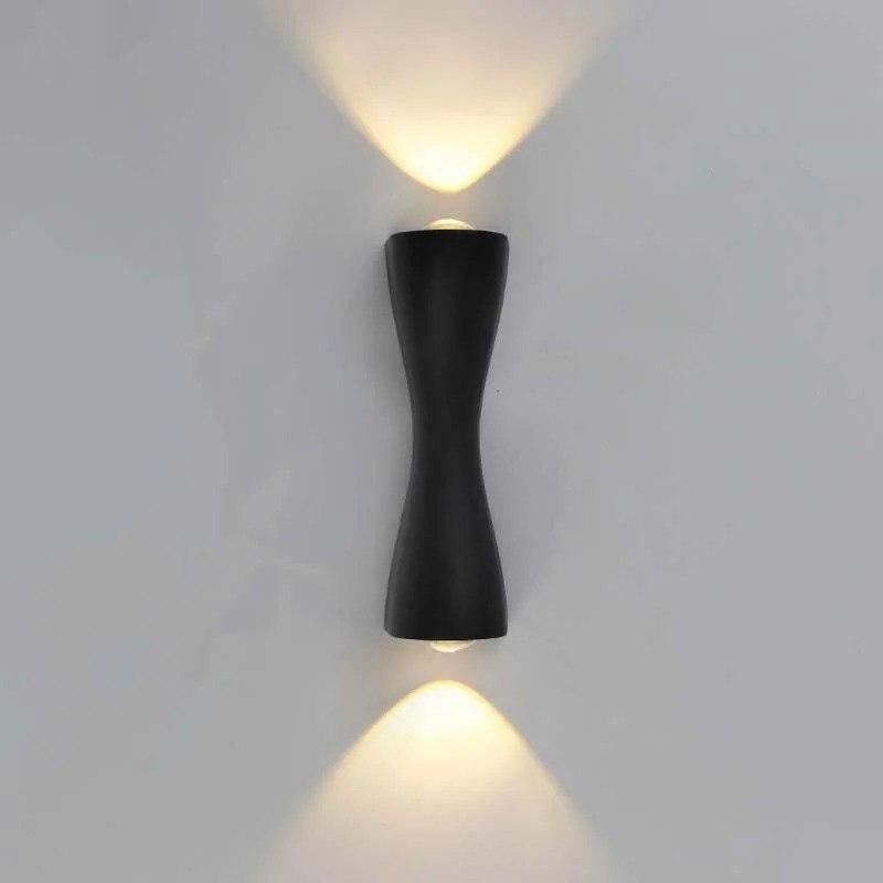 Світильник LED настінний, бра LUMINARIA SAVIO 6W 2L 3000K BLACK IP54