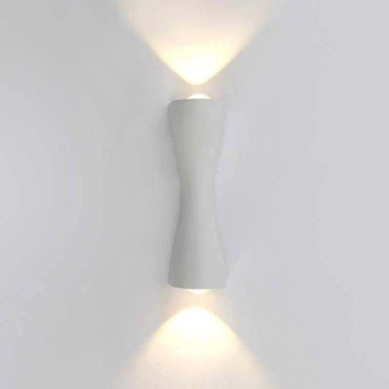 Світильник LED настінний, бра LUMINARIA SAVIO 6W 2L 3000K WHITE IP54