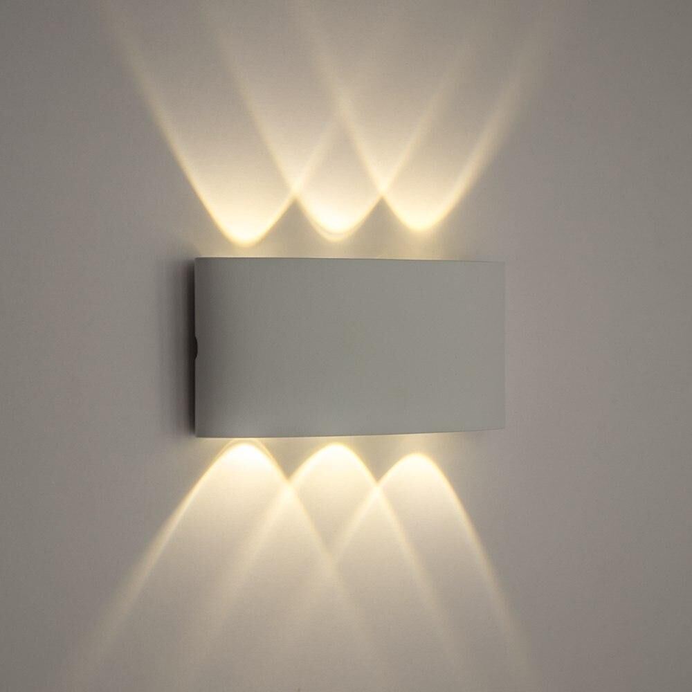 Світильник LED настінний, бра LUMINARIA LINZA SIX 6W R170 3000K WHITE IP54