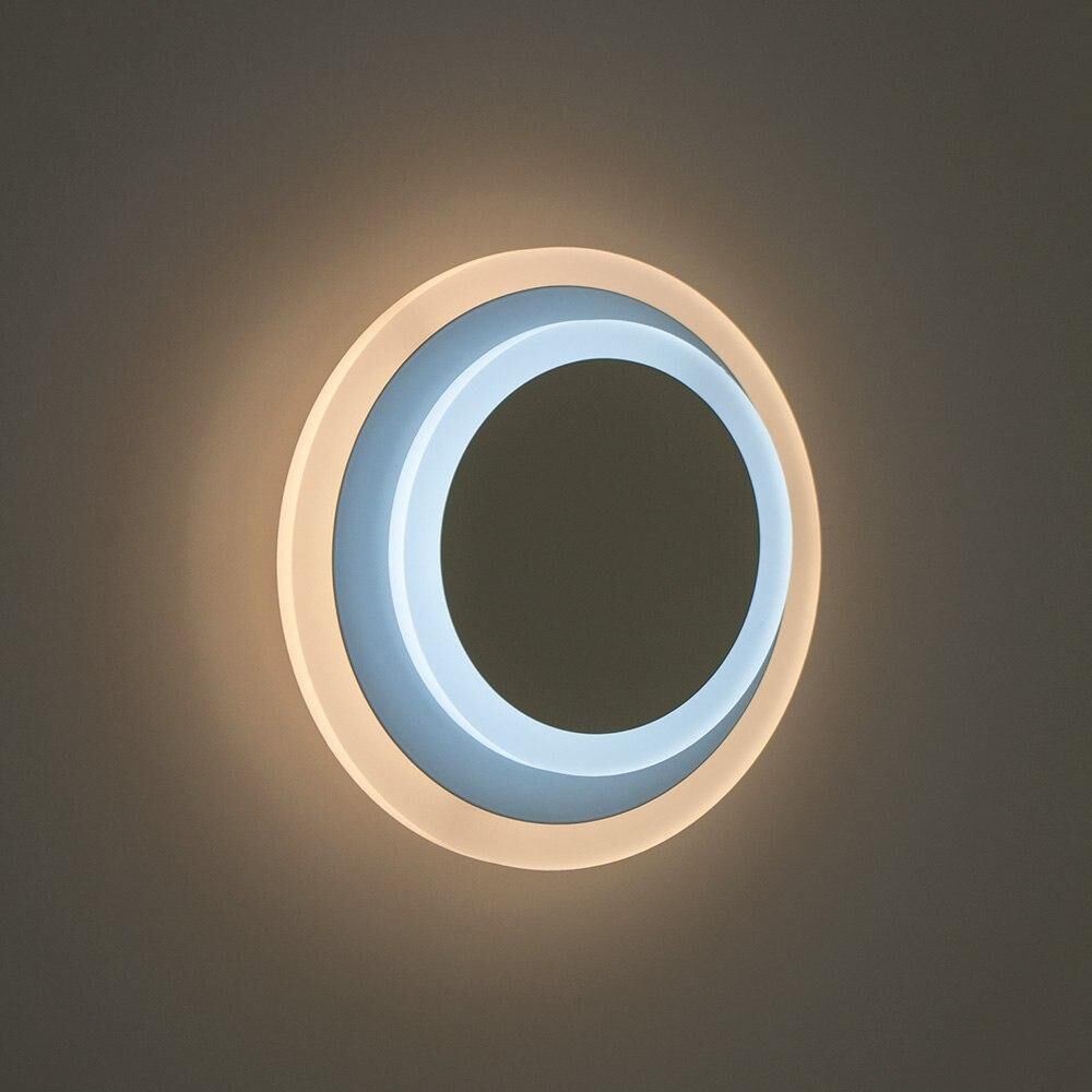 Світильник LED настінний, бра LUMINARIA GEOMETRIA ROUND 12W R185 WHITE