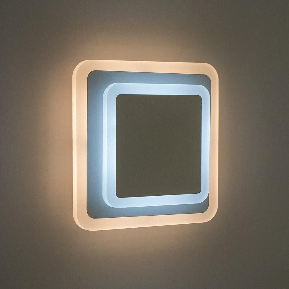 Світильник LED настінний, бра LUMINARIA GEOMETRIA SQUARE 12W S185 WHITE
