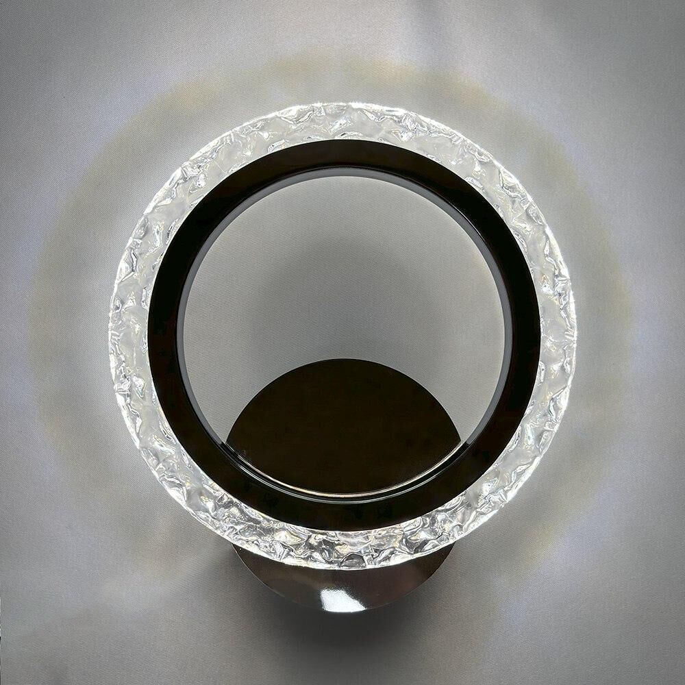 Світильник LED настінний, бра LUMINARIA EUROPA 12W R220 ON/OFF CHROME/ICE