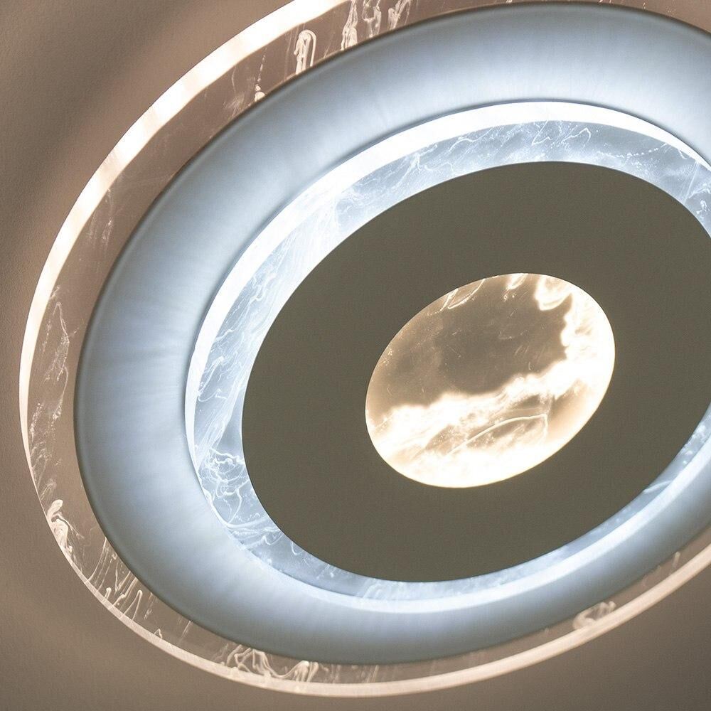 Світильник LED настінний, бра LUMINARIA SIENA 18W R200 ON/OFF WHITE/CLEAR