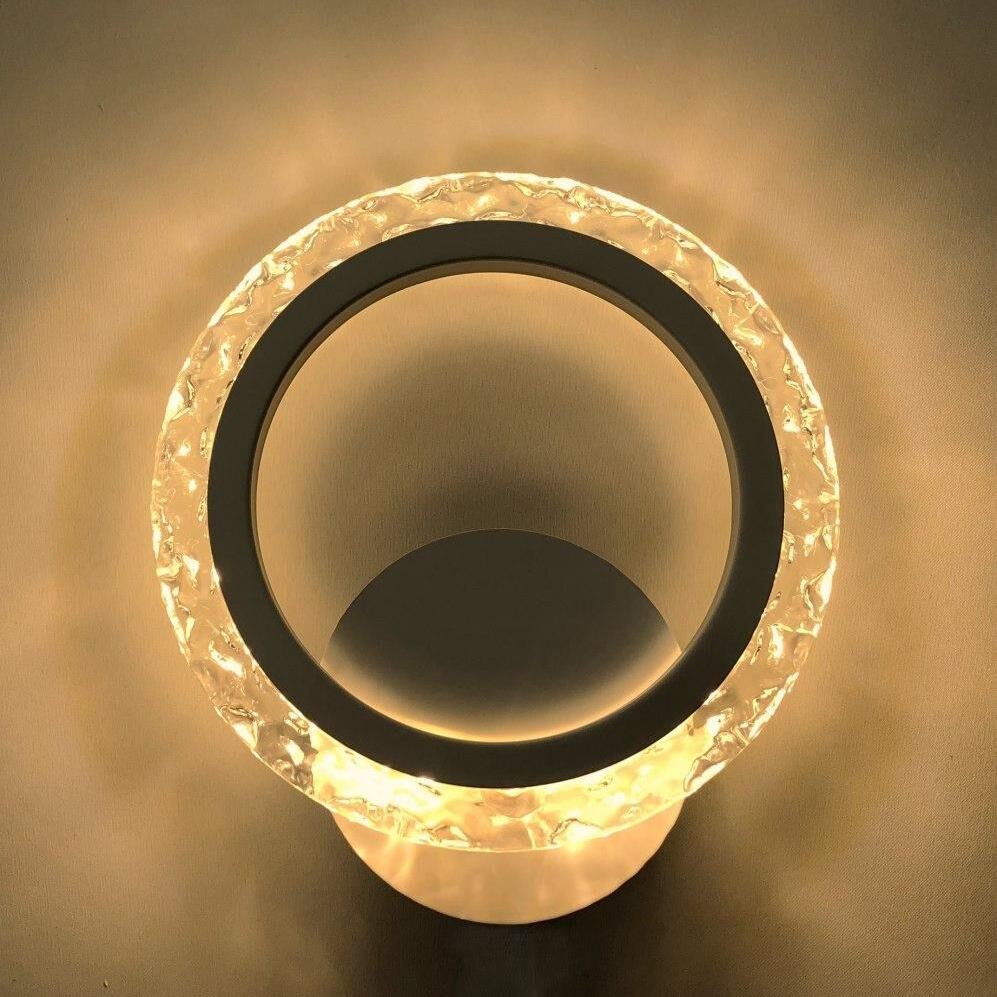 Світильник LED настінний, бра LUMINARIA EUROPA 12W R220 ON/OFF WHITE/ICE