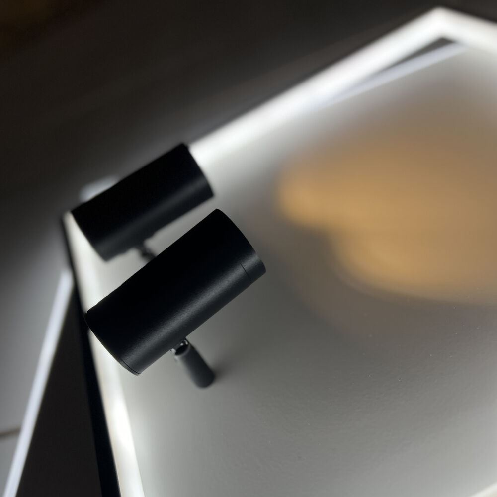 Світильник LED стельовий LUMINARIA GEOMETRIA DOWNLIGHT 75W 2S WHITE/BLACK (з пультом)