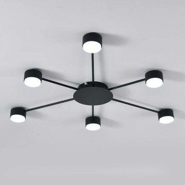 Світильник стельовий LUMINARIA RAY SLIM 6xGX53 BLACK