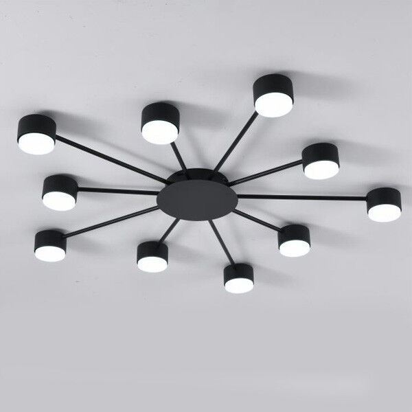 Світильник стельовий LUMINARIA RAY SLIM 10xGX53 BLACK
