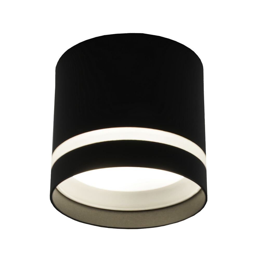 Світильник точковий накладний LUMINARIA GUSTA 1xGX53 BLACK