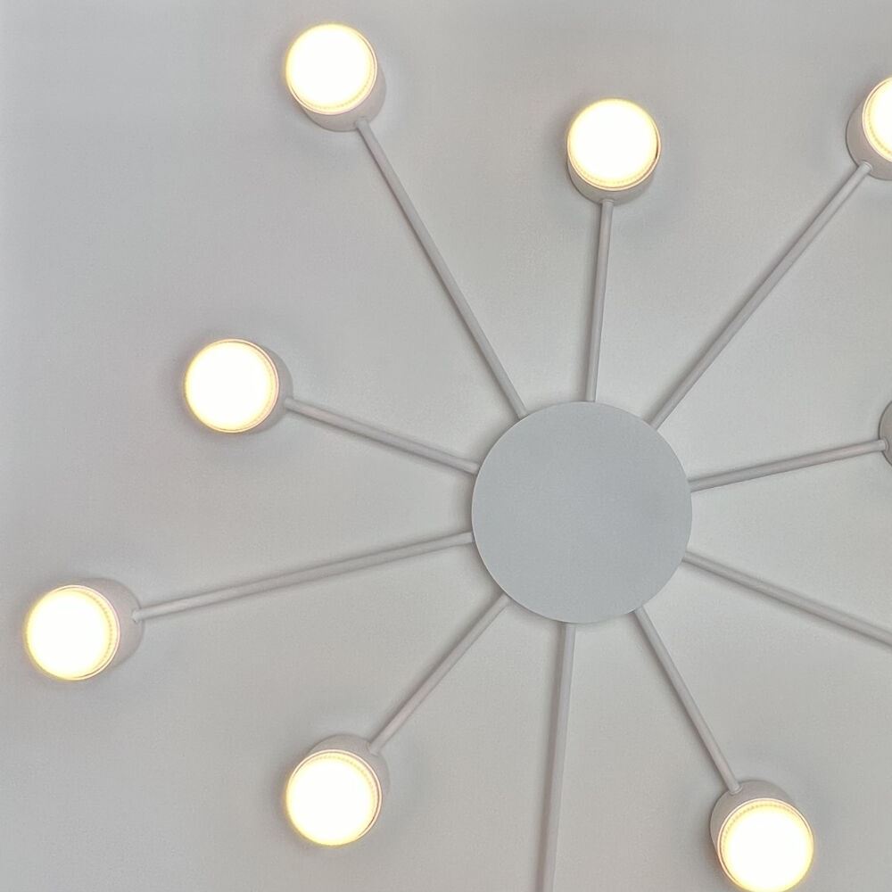 Світильник стельовий LUMINARIA RAY SLIM 10xGX53 WHITE
