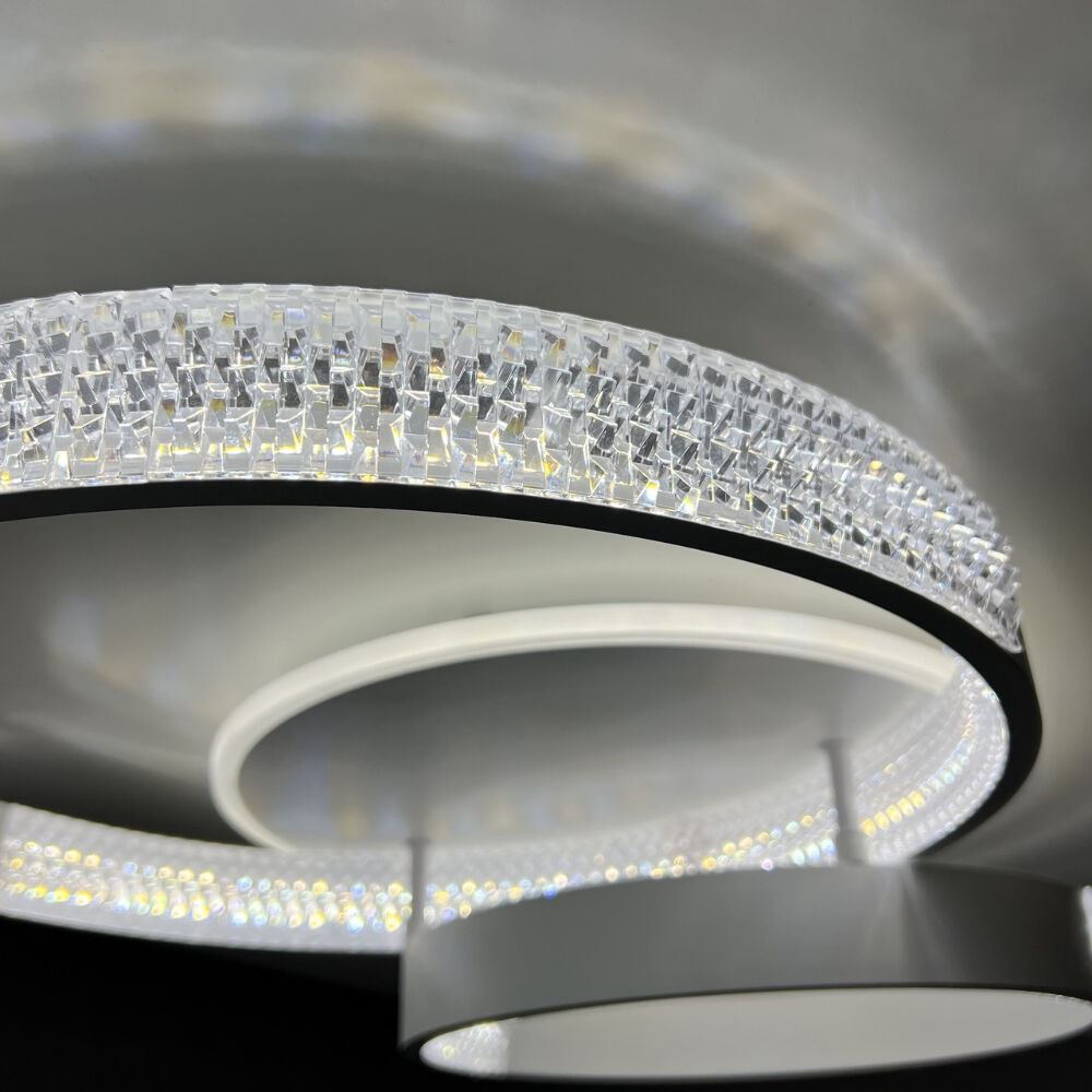 Світильник LED стельовий LUMINARIA AKRILIKA ROUND 80W 3R WHITE/CLEAR (з пультом)
