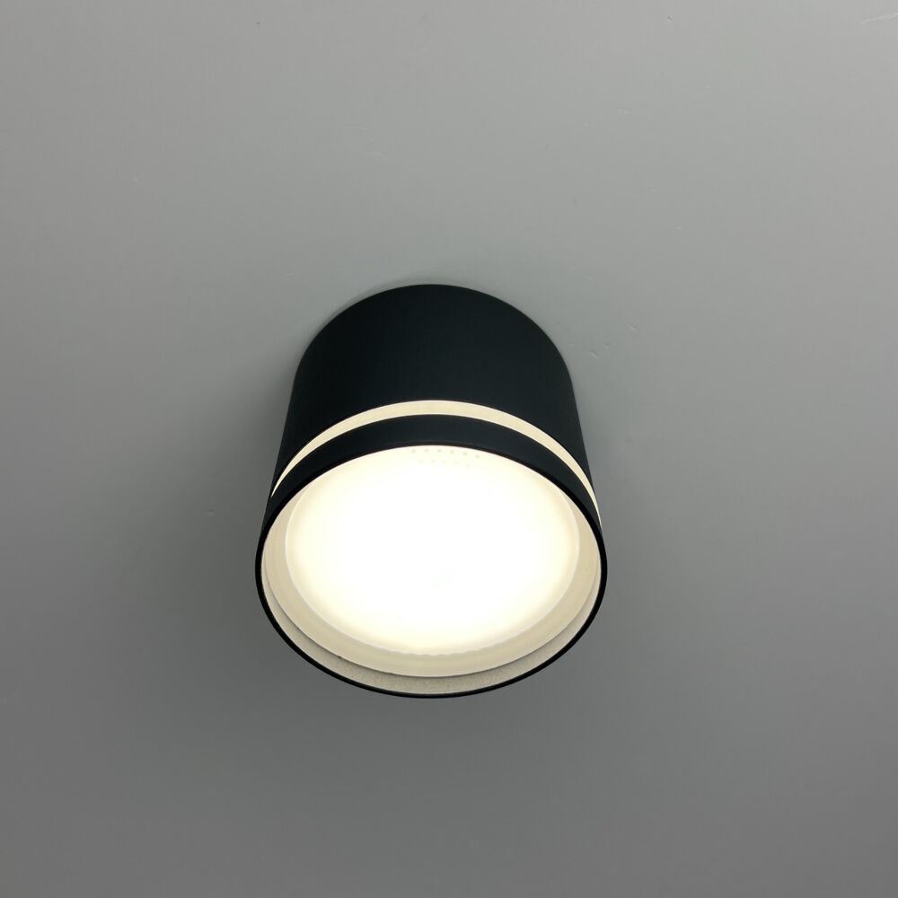 Світильник точковий накладний LUMINARIA GUSTA 1xGX53 BLACK