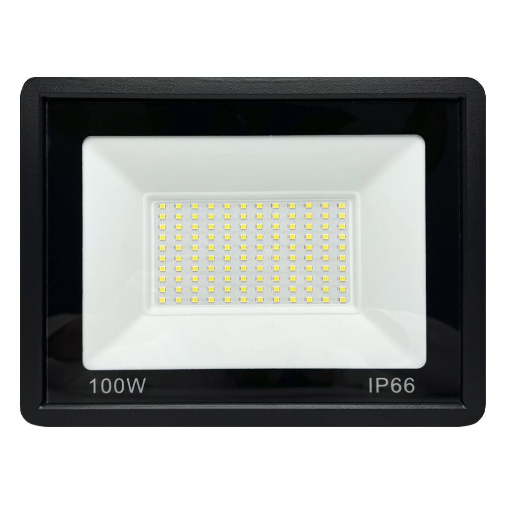 Прожектор світлодіодний LUMINARIA FL-100W 5000K BLACK IP65 (вуличний)