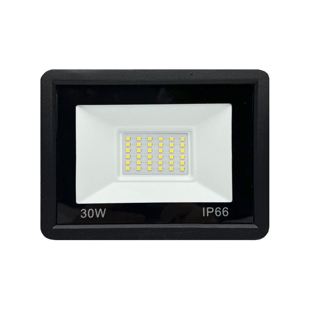 Прожектор світлодіодний LUMINARIA FL-30W 5000K BLACK IP65 (вуличний)