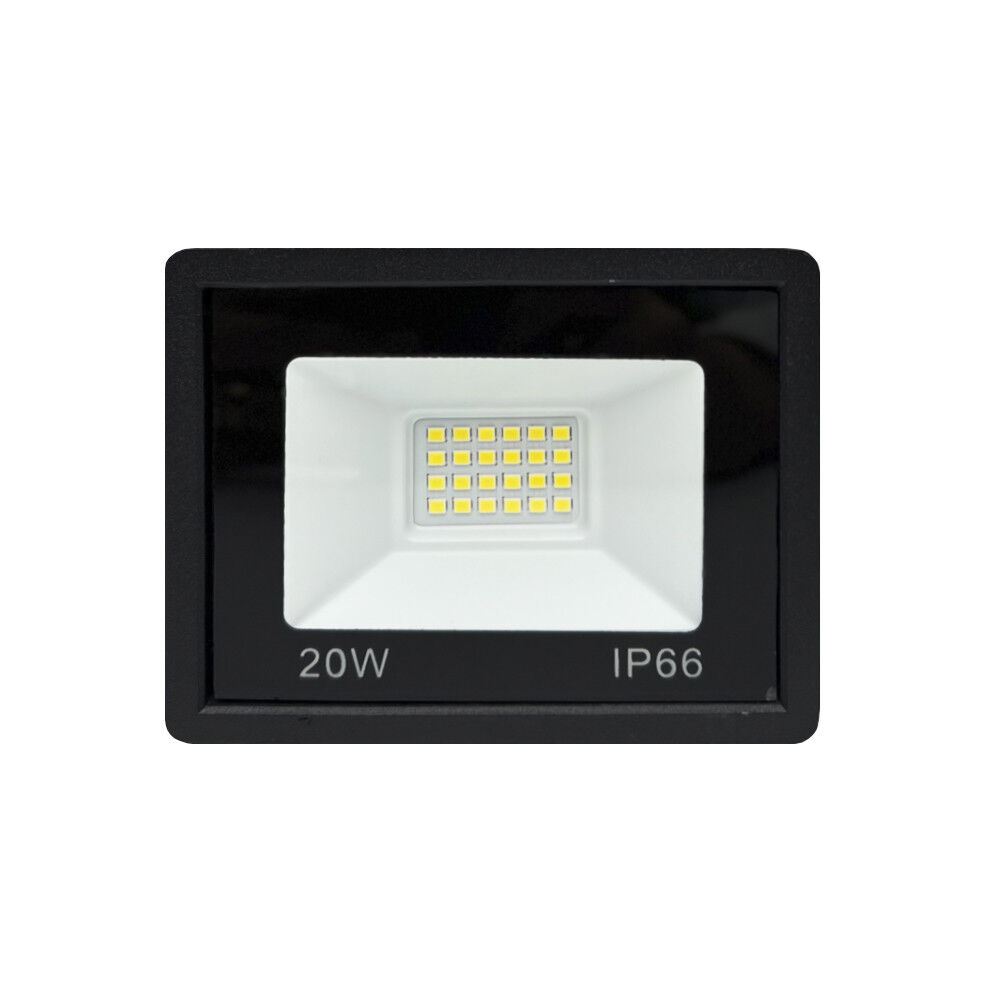 Прожектор світлодіодний LUMINARIA FL-20W 5000K BLACK IP65 (вуличний)