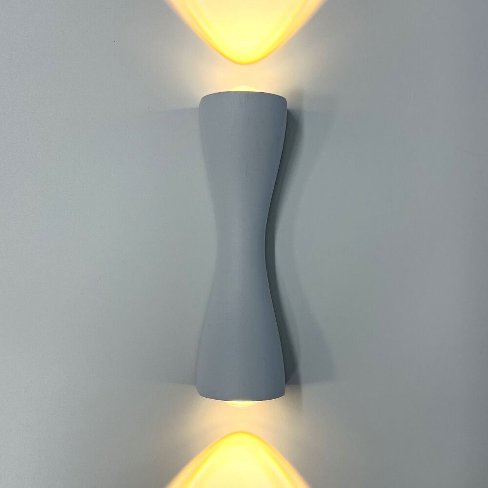 Світильник LED настінний, бра LUMINARIA SAVIO 6W 2L 3000K WHITE IP54